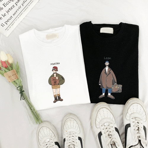 슬라브 레옹&amp;마틸다 티셔츠(6color)