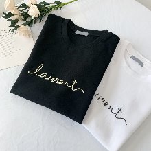 (여자) L 레터링 티셔츠(2color)